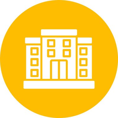 Biuilding Glyph Çember Simgesi