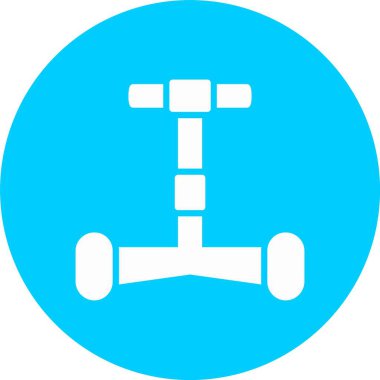 Uçan Kaykay Kabartma Çemberi Simgesi