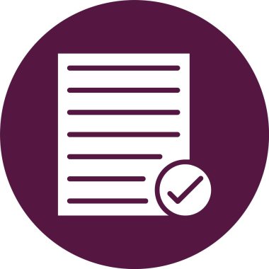 Kontrol Edilmiş Kabartma Çemberi Simgesi