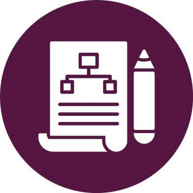 Proje Kabartma Çemberi Simgesi