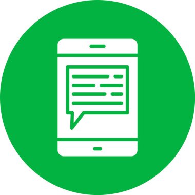 İleti Kabartma Çemberi Simgesi