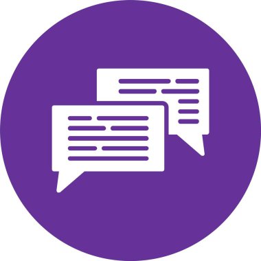 İleti Kabartma Çemberi Simgesi