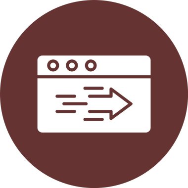 Ok Hızı Kabartma Çemberi Simgesi