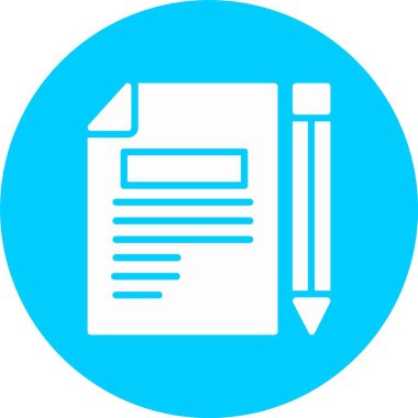 Dosya Belgesi Kabartma Çemberi Simgesi