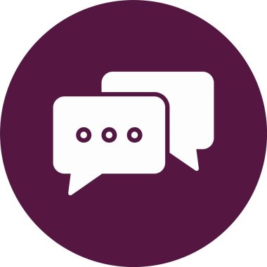 Konuşma Kabartma Çemberi Simgesi