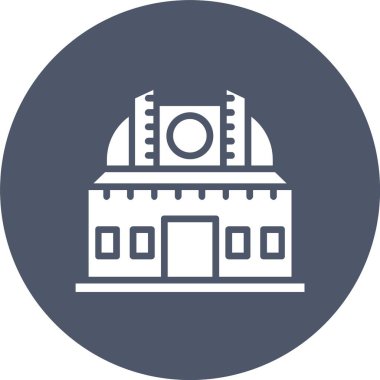 Gözlemevi Kabartma Çemberi Simgesi