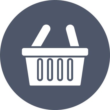 Sepet Kabartma Çemberi Simgesi