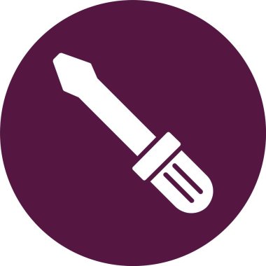 Tornavidalar Kabartma Çemberi Simgesi