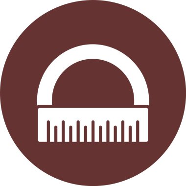 Protaktör Kabartma Çemberi Simgesi