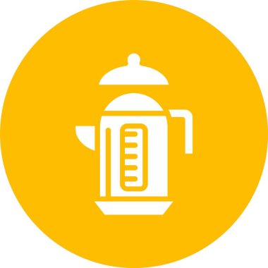 Kettle Kabartma Çemberi Simgesi