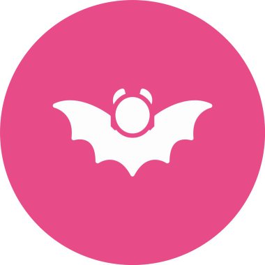 Yarasa Kabartma Çemberi Simgesi