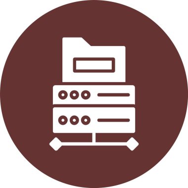 Sunucu Kabartma Çemberi Simgesi