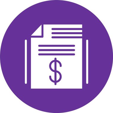 Fatura Kabartma Çemberi Simgesi