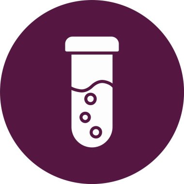 Test Tüpü Kabartma Çemberi Simgesi