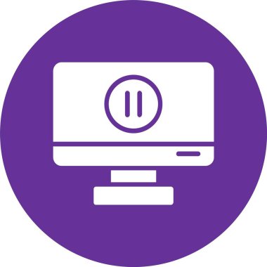 Kabartma Çemberi Simgesini Duraklat