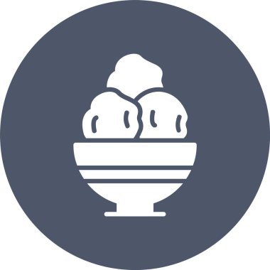 Köfte Kabartma Çemberi Simgesi