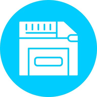 Disket Sürücü Kabartma Çemberi Simgesi