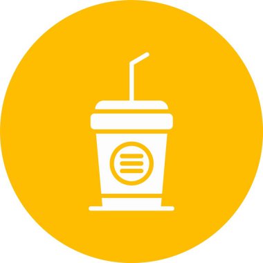 Soğuk İçecek Kabartma Çemberi Simgesi