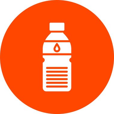 Su Şişesi Kabartma Çemberi Simgesi