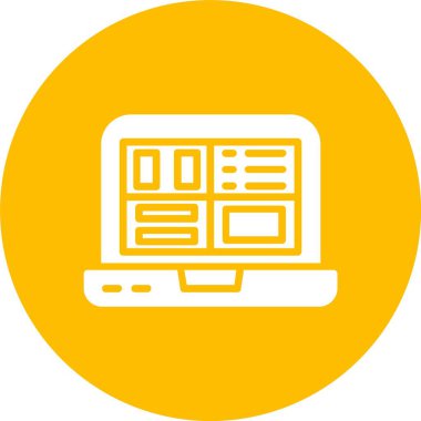 Düzenleyici Glyph Çember Simgesi