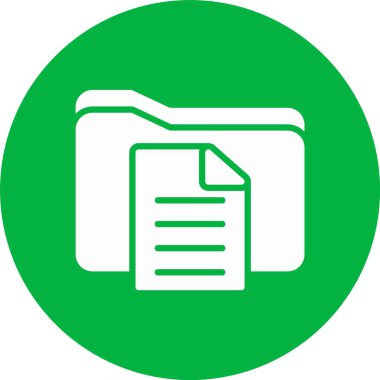 Dosya Dizini Kabartma Çemberi Simgesi