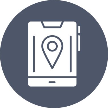 Konum Kabartma Çemberi Simgesi