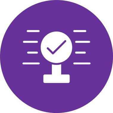 Kabullenme Kabartma Çemberi Simgesi