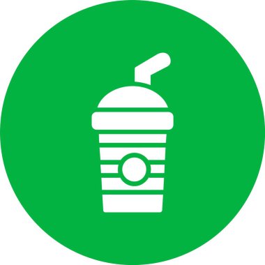 Yumuşak İçecek Kabartma Çemberi Simgesi