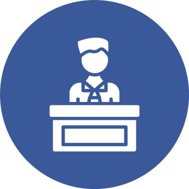 Patron Kabartma Çemberi Simgesi