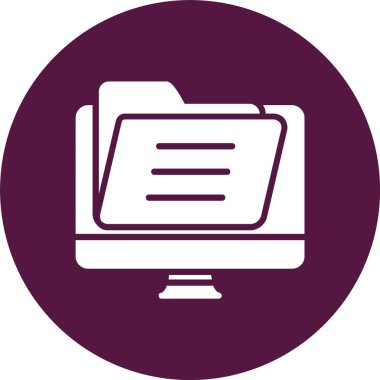 Dosya Kabartma Çemberi Simgesi