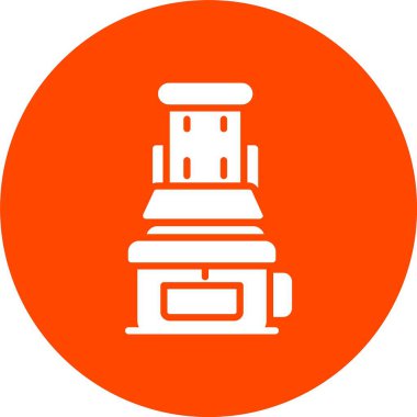 Uçak Kabartma Çemberi Simgesi