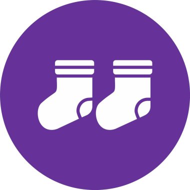 Çorap Kabartma Çemberi Simgesi