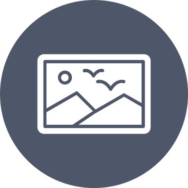 Fotoğraf Kabartma Çemberi Simgesi