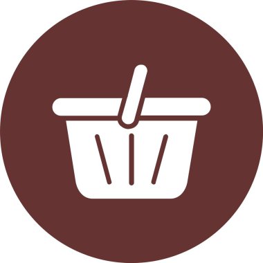 Sepet Kabartma Çemberi Simgesi