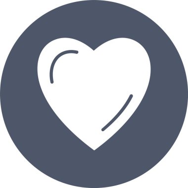 Kalp Kabartma Çemberi Simgesi