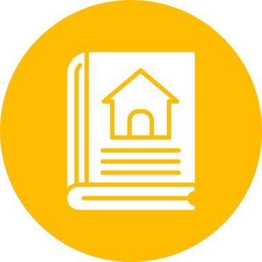 Ev İşi Vektörü Kabartma Çemberi Simgesi