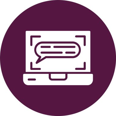 İleti Kabartma Çemberi Simgesi