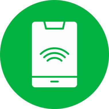 Akıllı Telefon Kabartma Çemberi Simgesi