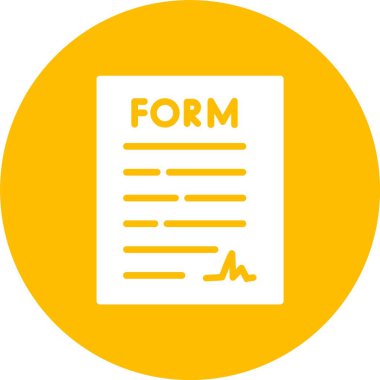 Kabartma Çemberi Simgesi Biçimi