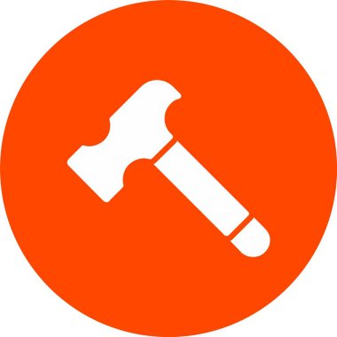 Çekiç Kabartma Çemberi Simgesi