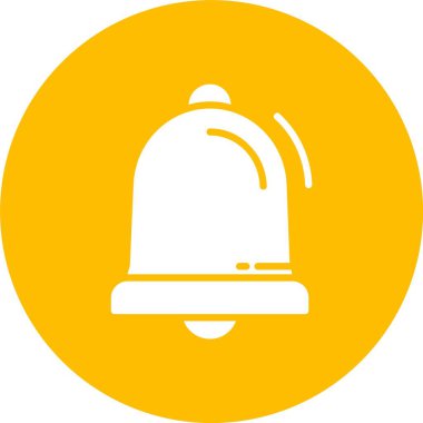 Alarm Çanı Kabartma Çemberi Simgesi