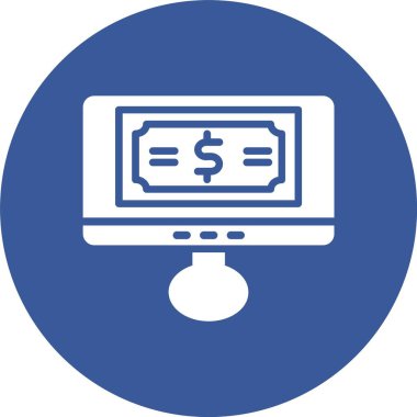 Dolar Kabartma Çemberi Simgesi