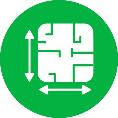 Blueprint Kabartma Çemberi Simgesi