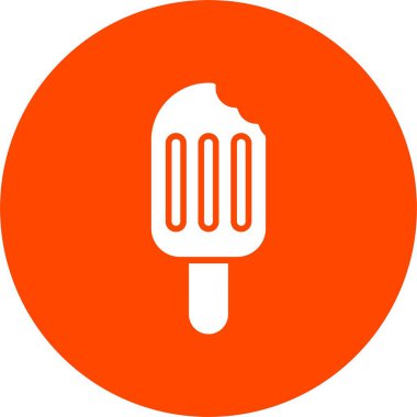 Dondurma Kabartma Çemberi Simgesi