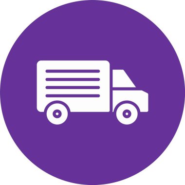 Teslimat Aracı Kabartma Çemberi Simgesi