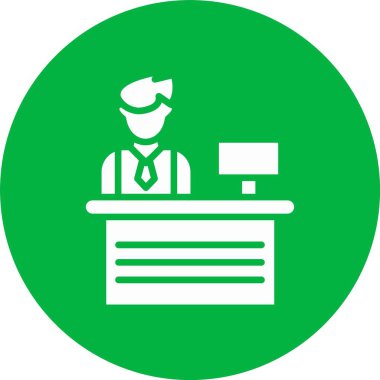 Lobi Kabartma Çemberi Simgesi