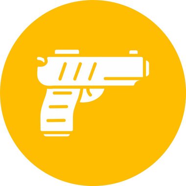 Silah Kabartma Çemberi Simgesi