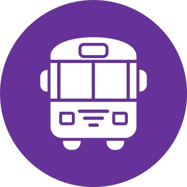 Otobüs Kabartma Çemberi Simgesi