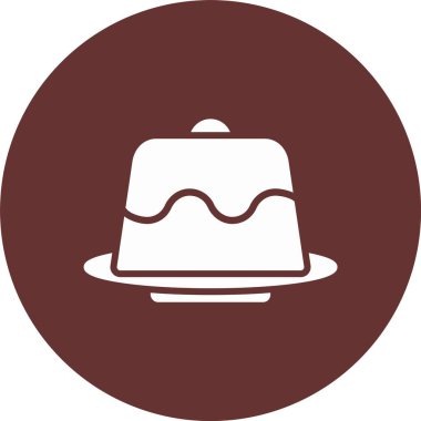 Lav Keki Kabartma Çemberi Simgesi