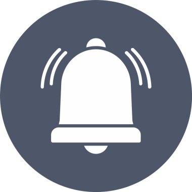 Alarm Çanı Kabartma Çemberi Simgesi